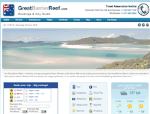 Tablet Screenshot of greatbarrierreef.com